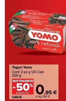 Carrefour Market Yomo yogurt offerta
