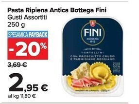 Carrefour Market Fini pasta ripiena antica bottega offerta
