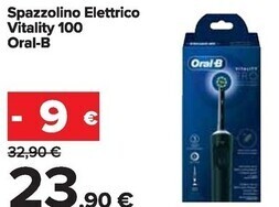 Oral b spazzolino elettrico vitality 100