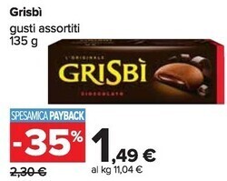Carrefour Market Grisbì - gusti assortiti offerta