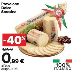 Carrefour Market Latteria soresina provolone dolce offerta