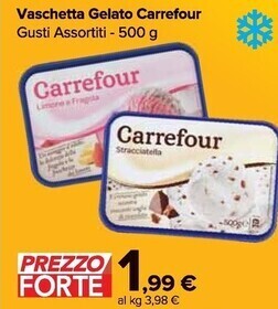 Carrefour Market Carrefour vaschetta gelato offerta