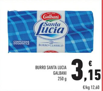 Conad BURRO SANTA LUCIA GALBANI 250 g offerta