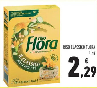 Conad RISO CLASSICO FLORA 1 kg offerta