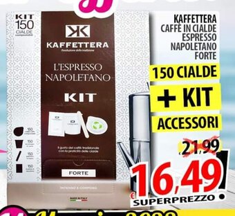 Il Genio Supermercato KAFFETTERA CAFFÈ IN CIALDE ESPRESSO NAPOLETANO FORTE offerta