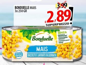 BONDUELLE MAIS 3x 250 GR