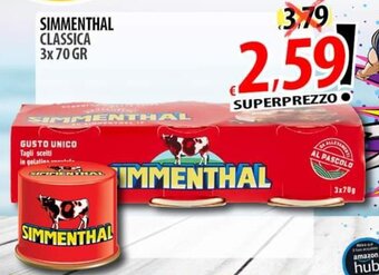 Il Genio Supermercato SIMMENTHAL CLASSICA 3x 70 GR offerta