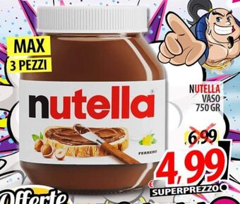 Il Genio Supermercato NUTELLA VASO 750 GR offerta