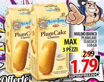 Il Genio Supermercato MULINO BIANCO PLUMCAKE CLASSICO 330 GR offerta