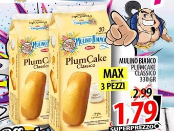 Il Genio Supermercato MULINO BIANCO PLUMCAKE CLASSICO 330 GR offerta