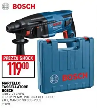 Ottimax BOSCH MARTELLO TASSELLATORE offerta