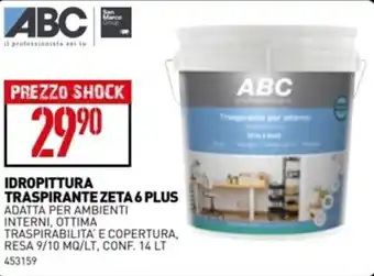 ABC IDROPITTURA TRASPIRANTE ZETA 6 PLUS