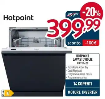 HOTPOINT LAVASTOVIGLIE HIC 3B+26