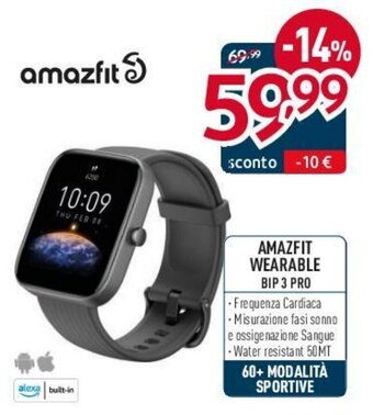 AMAZFIT WEARABLE BIP 3 PRO