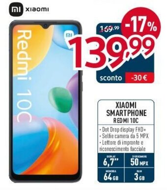 Elettrosintesi XIAOMI SMARTPHONE Redmi 10C offerta