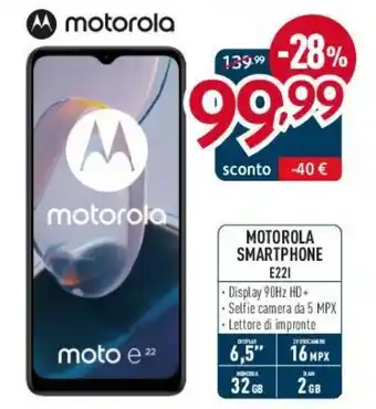 MOTOROLA SMARTPHONE E22I