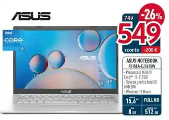 ASUS NOTEBOOK F515EA-EJ3615W