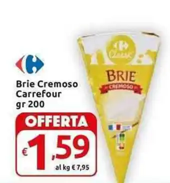 Brie Cremoso Carrefour gr 200