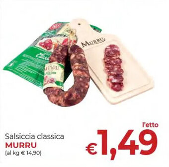 Supermercati Nonna Isa Salsiccia classica MURRU offerta