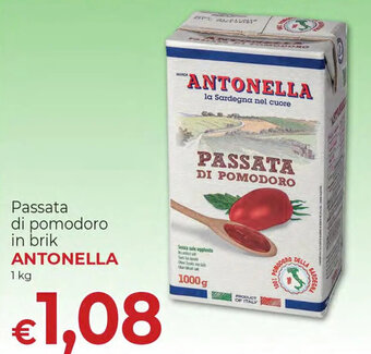 Supermercati Nonna Isa Passata di pomodoro in brik ANTONELLA 1 kg offerta