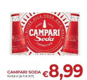 CAMPARI SODA 10x9,8 cl