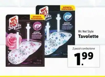 Lidl Wc Net Style Tavolette 2 pezzi offerta