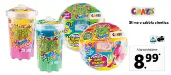 Craze Slime o sabbia cinetica