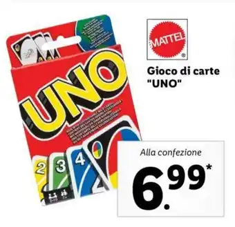 Lidl "Uno" Gioco di carte offerta