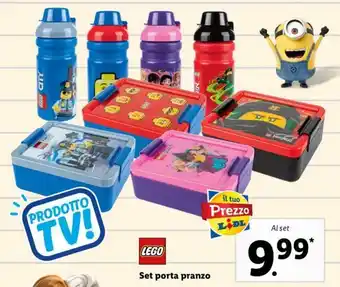 Lidl Lego Set porta pranzo offerta