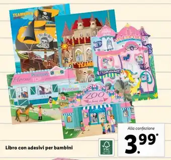 Libro con adesivi per bambini