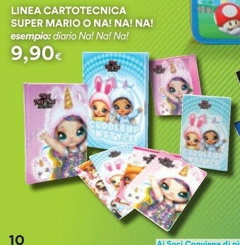 Coop Cartotecnica Super Mario O Na Na Na offerta