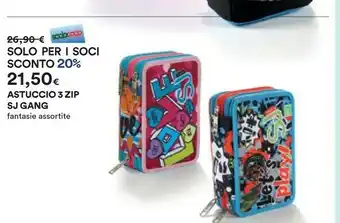 Coop Sj Gang Astuccio 3 Zip offerta