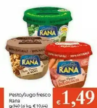 Galassia Rana Pesto offerta