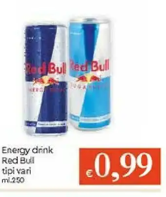Galassia Red bull Energy drink offerta