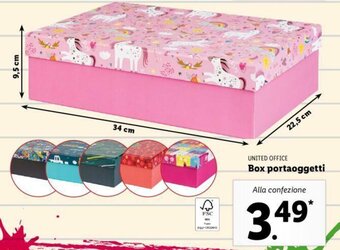 Lidl United Office Box portaoggetti offerta