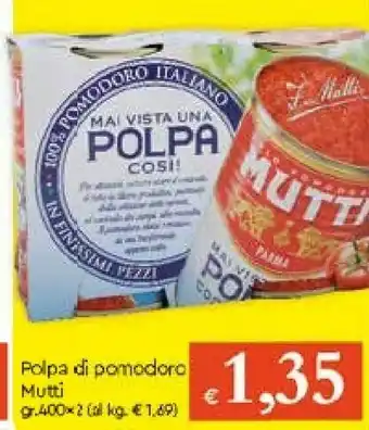 Galassia Mutti Pomodori pelati offerta