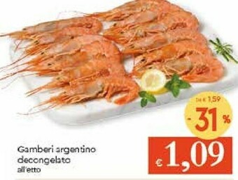 Galassia Gamberi offerta