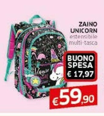 Galassia Unicorn Zaino offerta