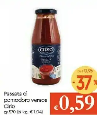 Galassia Cirio Passata di pomodoro offerta