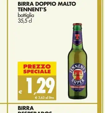 Tigros Tennent's Birra Doppio Malto offerta
