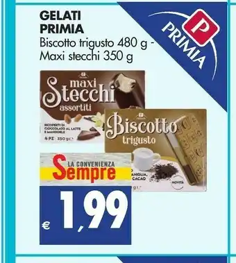 Tigros Primia Gelati Biscotto Trigusto offerta