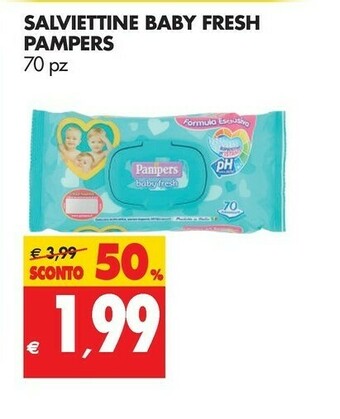 Tigros Pampers Salviettine Baby Fresh offerta