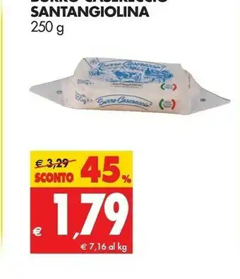 Tigros Santangiolina Burro Casereccio offerta