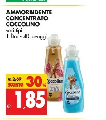 Tigros Coccolino Ammorbidente Concentrato offerta