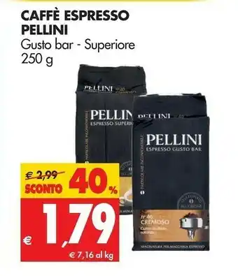 Tigros Pellini - Espresso Superiore 250 G(ml) offerta