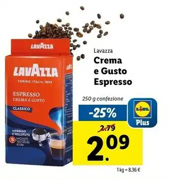Lidl Lavazza Crema E Gusto Espresso offerta