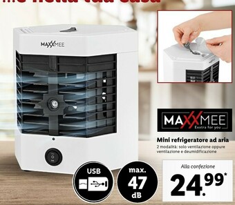 Lidl Maxxmee Mini Refrigeratore Ad Aria offerta
