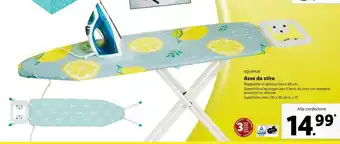 Lidl Aquapur Asse da stiro 110x30cm offerta