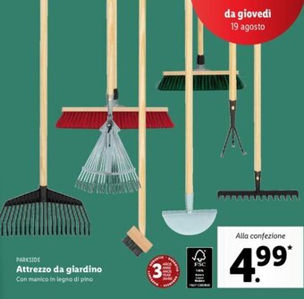 Lidl Parkside Attrezzo da giardino offerta