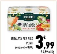 Conad Margherita Ponti insalata per riso offerta